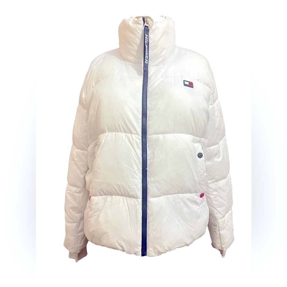 Tommy Hilfiger All White Puffer Coat - Clearance Item